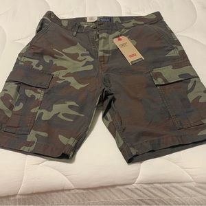 Brand New Camo Levi Shorts